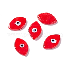 Handmade Evil Eye Lampwork Cabochons&nbsp;LAMP-F025-06