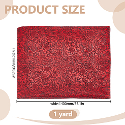 1 Yard Phoenix Pattern PVC Leather Fabric&nbsp;DIY-HY0003-38B