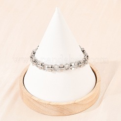 304 Stainless Steel Link Chain Bracelets for Women&nbsp;BJEW-H207-01E-P