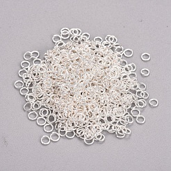 304ステンレススチールオープン丸カン  ラウンド  銀色のメッキ  3.5x0.6mm  22ゲージ  内径：2.3mm&nbsp;STAS-E147-37S-3.5mm