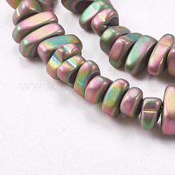 Electroplate Non-magnetic Synthetic Hematite Beads Strands&nbsp;G-P367-H-09