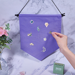 Canvas Wall Hanging Brooch Jewelry Banner Holder&nbsp;AJEW-WH0314-743