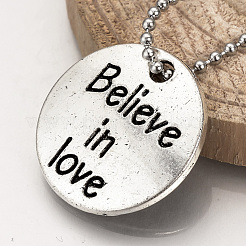 Tibetan Style Alloy Pendants&nbsp;TIBEP-Q078-17AS-RS