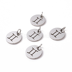 Non-Tarnish 304 Stainless Steel Charms&nbsp;STAS-Q201-T445-3S