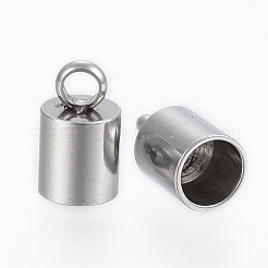 Tarnish Resistant 201 Stainless Steel Cord Ends&nbsp;STAS-H410-20P-F