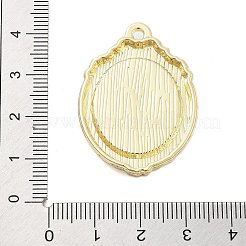 Rack Plating Alloy Pendant Cabochon Settings&nbsp;FIND-Z054-15G