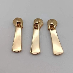 合金ジッパースライダー  長方形  財布ハンドバッグガーメントクラフト縫製用  ライトゴールド  3.5x1.3cm&nbsp;LS-PW-WG54471-01