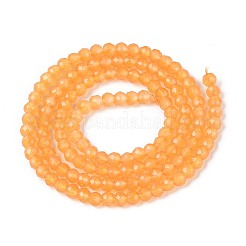 Imitation Jade Glass Beads Strands&nbsp;GLAA-T028-3mm-11C