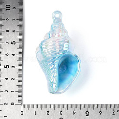 UV Plating Opaque Acrylic Shell Shape Big Pendants&nbsp;SACR-T018-35F