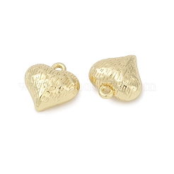 合金チャーム  ハート  ゴールドカラー  12.5x12x7mm  穴：1.2mm&nbsp;FIND-M081-03G