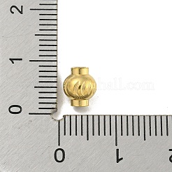 304ステンレススチールビーズ  ランタン  ゴールドカラー  6.5x6mm  穴：2mm&nbsp;STAS-A091-01C-G