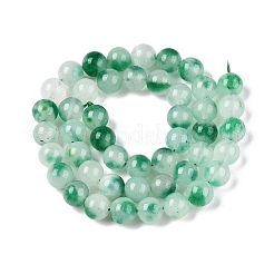 Dyed Natural White Jade Beads Strands&nbsp;G-T138-8mm-210-8