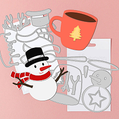 Christmas Theme Carbon Steel Cutting Dies Stencils&nbsp;DIY-WH0309-1209