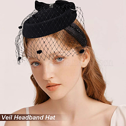 2 Sets 2 Colors Mesh Veil Hair Bands&nbsp;MRMJ-GA0001-23