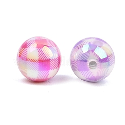 Printed Opaque Acrylic Beads&nbsp;MACR-B838-08