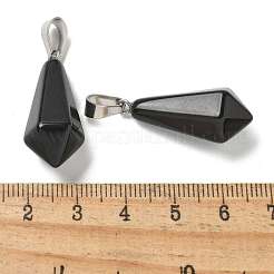 Natural & Synthetic Gemstone Pointed Pendants&nbsp;G-B127-15P