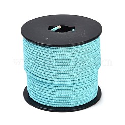 編んだ丸鋼線  DIYブレスレット用  淡いターコイズ  3.2mm&nbsp;OCOR-D300-11