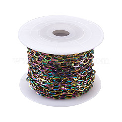 PVD Vacuum Plating 304 Stainless Steel Cable Chains&nbsp;CHS-TA0001-03MC