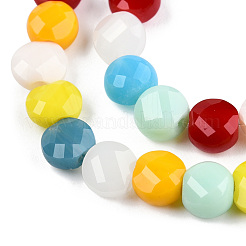 Opaque Solid Color Glass Beads Strands&nbsp;GLAA-N052-07