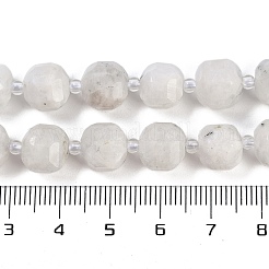 Natural Rainbow Moonstone Beads Strands&nbsp;G-B125-O10-01