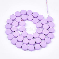 Spray Painted Non-magnetic Synthetic Hematite Beads Strands&nbsp;G-T116-01B-09