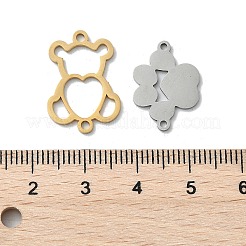 16Pcs 4 Style 201 Stainless Steel Links Connectors&nbsp;STAS-DC0001-82