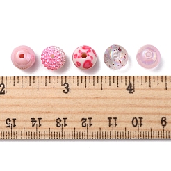 50Pcs 5 Style Acrylic Beads&nbsp;MACR-FS0001-50