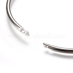 ルーズリーフブック手帳用アイアン製リングバインダー  プラチナ  20x2mm  内径：16mm&nbsp;IFIN-L034-01A-P