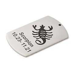 Non-Tarnish 304 Stainless Steel Pendants&nbsp;STAS-C098-01J-P
