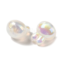 Plating Acrylic Beads&nbsp;OACR-H042-08
