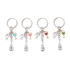 Alloy Enamel Pendant Keychains&nbsp;KEYC-JKC01267