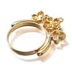Alloy Open Back Bezel Pendants&nbsp;PALLOY-I223-02LG