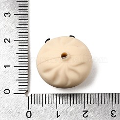シリコンビーズ  焦点ビーズ  饅頭  湯通しアーモンド  20x14.5mm  穴：2.5mm&nbsp;SL-CBAE42E-01A