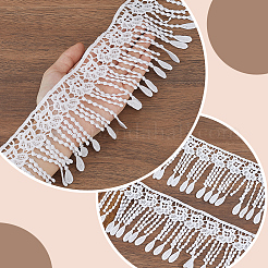 5Yards Polyester Lace Edge Trim Ribbon&nbsp;OCOR-CY0004-35B