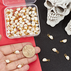 100Pcs Dyed Synthetic Turquoise Halloween Skull Charms&nbsp;PALLOY-BM00006