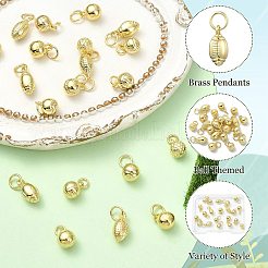 21Pcs 7 Styles Brass Pendants&nbsp;KK-CJ0005-83