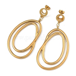 304 Stainless Steel Stud Dangle Earrings&nbsp;EJEW-JE07387
