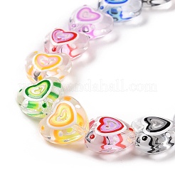 Handmade Lampwork Beads Strands&nbsp;LAMP-E033-04H