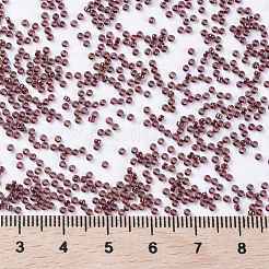 MIYUKIラウンドロカイユビーズ  日本製シードビーズ  （rr3738)派手な裏地付きブランデー  15/0  1.5mm  穴：0.7mm  約27777個/50g&nbsp;SEED-X0056-RR3738