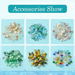 6 Colors Electroplate Glass Beads&nbsp;EGLA-FS0001-43