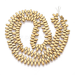 Electroplated Synthetic Non-magnetic Hematite Beads Strands&nbsp;G-T139-65B