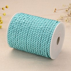 ねじれたナイロンコード  ダークターコイズ  5mm  約18~19ヤード/ロール（16.4m〜17.3m /ロール）&nbsp;NWIR-A001-18