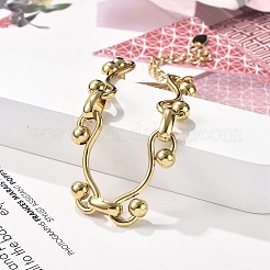 304 Stainless Steel Link Chain Bracelets for Women&nbsp;BJEW-F488-09G