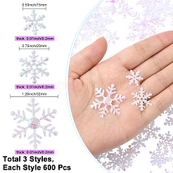 6 Bags 3 Styles Plastic Confetti&nbsp;DIY-SC0031-49A