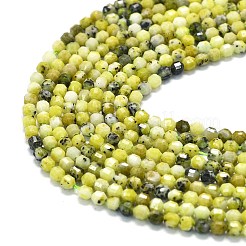 Natural Yellow Turquoise(Jasper) Beads Strands&nbsp;G-A260-A18-01
