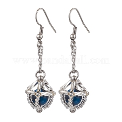 Glass Seed Beads Dangle Earrings&nbsp;EJEW-MZ00350-01