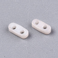FGB 2-Hole Glass Seed Beads&nbsp;X-SEED-S031-S-SQ1204R