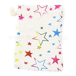 Christmas Theme Cotton Fabric Cloth Bag&nbsp;LS-ABAG-H104-B14