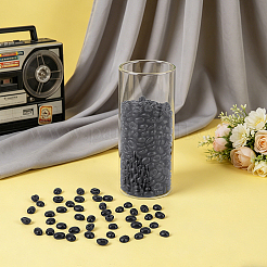 PVCプラスチックシミュレーションコーヒー豆  模造食品  ショーケース＆写真小道具用  ブラック  12.5x9x6mm  約1428個/500g&nbsp;AJEW-WH0609-442