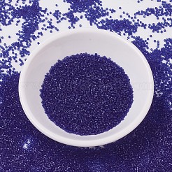 MIYUKIデリカビーズ小  シリンダー  日本製シードビーズ  15/0  （dbs0707)透明コバルト  1.1x1.3mm  穴：0.7mm  約175000個/袋  50 G /袋&nbsp;SEED-X0054-DBS0707